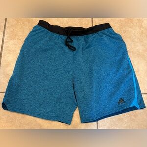 Adidas Blue Shorts. Size: Large